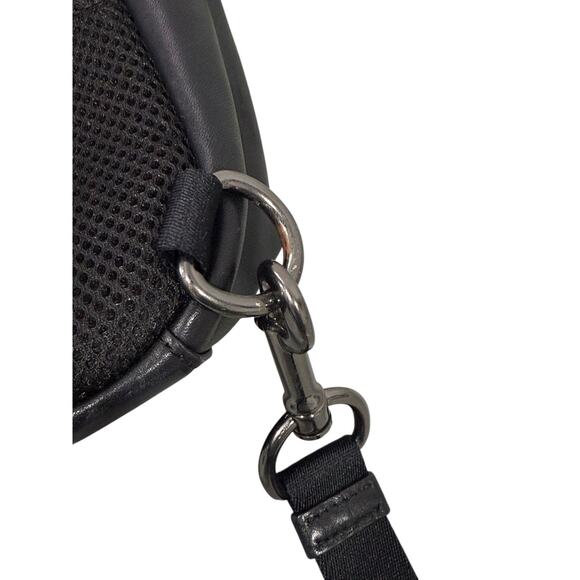 Coach Edge Pack Signature Canvas Black Brown Leather Sling Bag 89909 - Picture 7 of 16